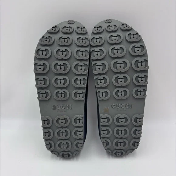 Gucci Black Slide Sandals - Picture 6 of 9